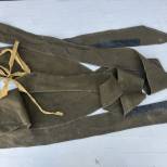 Paire de bandes moletières troupe drap kaki 