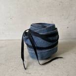 Paire de Bandes molletières Troupe drap bleu