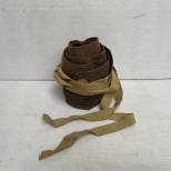 Paire de Bandes Molletières Troupe drap kaki