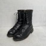 Paire de Bottes de saut Mdle 1950 cuir noir