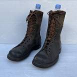 Paire de bottes de saut Mdle 1950/53 cuir noir 