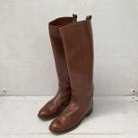 Paire de Bottes Officier cuir marron