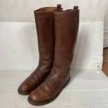 Paire de Bottes Officier cuir marron