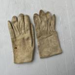 Paire de gants Mdle 1900 troupe Cavalier buffle blanc 