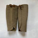 Paire de guètres officier toile kaki 