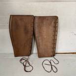 Paire de guètres troupe Mdle 1940 Cuir fauve 