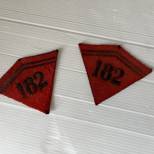 Paire de pattes de col Mdle 1939 Troupe Artillerie 