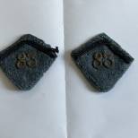 Paire de pattes de col Officier Infanterie 