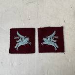 Paire Insignes de manches 6th Division Parachutiste Pégase 