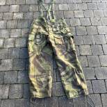 Pantalon de saut camouflé Parachutiste TAP 47/52 et bretelles toile 