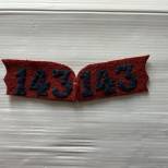 Pattes de col troupe Infanterie Capote Mdle 1877 
