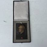 Plaque murale Adolf Hitler et coffret 