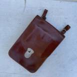 Porte cartes officier cuir fauve 