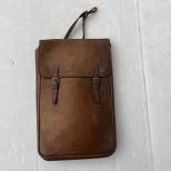 Porte cartes officier cuir marron 