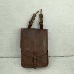 Porte Cartes Officier cuir marron