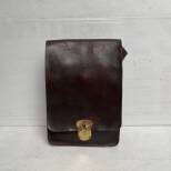 Porte Cartes Officier cuir marron foncé