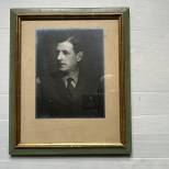 Portrait Général de Gaulle Dédicacé et encadré d origine 