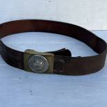 Prusse Ceinturon troupe Mdle 1895 , cuir marron 