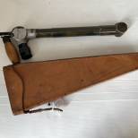 Périscope et étui cuir marron 