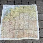 RAF Carte en soie Evasion Allemagne/ France/ Hollande/ Belgique /Suisse