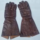 RAF paire de gants de vol Mdle 1933 cuir marron 