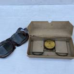 RAF Paire de lunettes de Vol MKVIII verres de rechange et boitier 