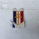 Résistance FFI Insigne de manche Ecu Tricolore et croix lorraine 