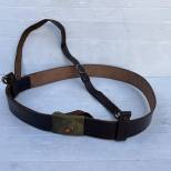 SA Ceinturon baudrier cuir marron 