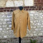 SA Chemise coton brun