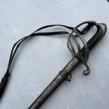 Sabre officier Mdle 1882 et dragonne cuir marron 