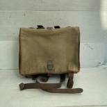 Sac à dos Mdle 1893/15 toile kaki , bretelles cuir marron 