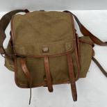 Sac à dos Mdle 1935 , bretelles et contre sanglons cuir 