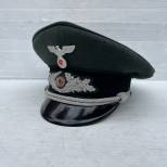 Service Forestier Casquette officier en tricotine feldgrau 