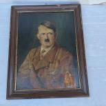 Portrait  Adolf Hitler encadré 1939 