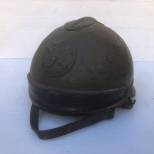 Tankiste Casque Mdle 1919 Peinture Kaki 