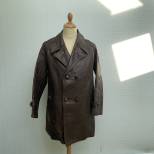 Veste 3/4 Civile cuir marron 1940/45