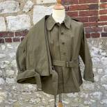 Veste et pantalon Salopette Mdle 1938 Toile kaki 