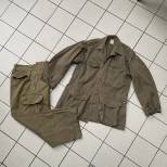 Veste et Pantalon TTA Mdle 1947 coton marron/kaki