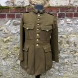 Veste Mdle 1916 Officier Etat Major Troupe Afrique gabardine moutarde 