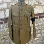 Veste Mdle 1916 S/Officier 2éme Zouave drap moutarde 