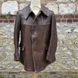 Veston Mdle 1935 Tankiste cuir marron 