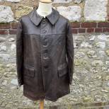 Veston Tankiste Mdle 1935 cuir marron 