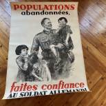 WH Affiche Propagande ' Faites confiance au soldat Allemand'