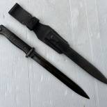 WH Baionnette 84/98 Plaquette bakélite et gouuset cuir noir 