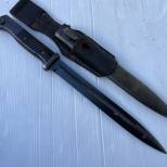 WH Baionnette 84/98 Plaquettes Bakélite et gousset cuir noir 