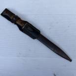 WH Baionnette 84/98 Plaquettes bois et gousset cuir noir 