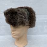 WH Bonnet grand froid , drap feldgrau fourrure lapin 