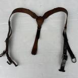 WH Bretelles de suspension Mdle Lourd Cuir noir  