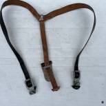 WH Bretelles de suspension Mdle Léger cuir noir 