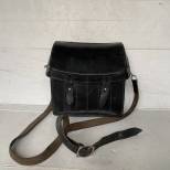 WH Cartouchière pistolet lance fusées et sangle cuir noir 